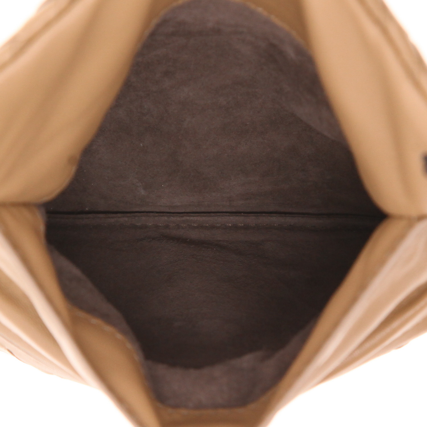 Sac bandoulière Bottega Veneta   en cuir intrecciato marron - Detail D3