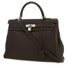 Sac à main Hermès  Kelly 35 cm en cuir togo gris anthracite - 00pp thumbnail