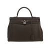 Sac à main Hermès  Kelly 35 cm en cuir togo gris anthracite - 360 thumbnail
