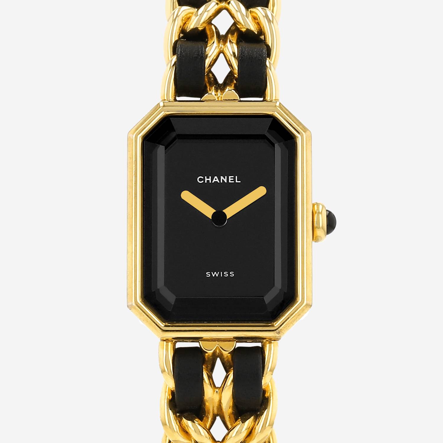 Reloj Chanel Première talla XXL  de oro chapado Ref: Chanel - H0001  Circa 1990