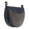 Sac à main Goyard  Hirondelle en toile Goyardine bleu-marine et cuir bleu-marine - Detail D6 thumbnail