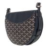 Sac à main Goyard  Hirondelle en toile Goyardine bleu-marine et cuir bleu-marine - Detail D9 thumbnail