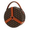 Sac à main Moynat  Wheel BB en toile siglée marron et cuir marron - 00pp thumbnail