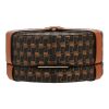 Bolso de mano Moynat  Wheel BB en lona monogram marrón y cuero marrón - Detail D1 thumbnail
