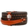 Bolso de mano Moynat  Wheel BB en lona monogram marrón y cuero marrón - Detail D4 thumbnail