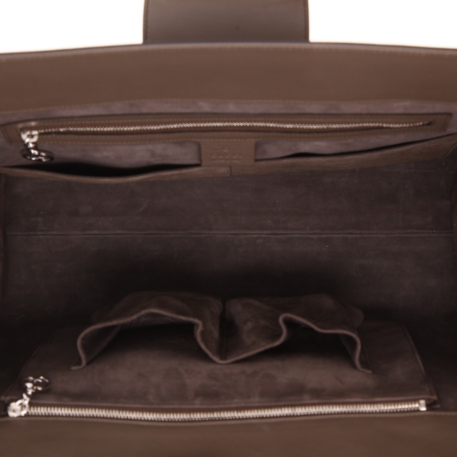 Borsa Gucci  Lady Lock in pelle lucida marrone - Detail D3