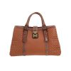 Bottega Veneta  Roma handbag  in pink intrecciato leather  and pink water snake - 360 thumbnail