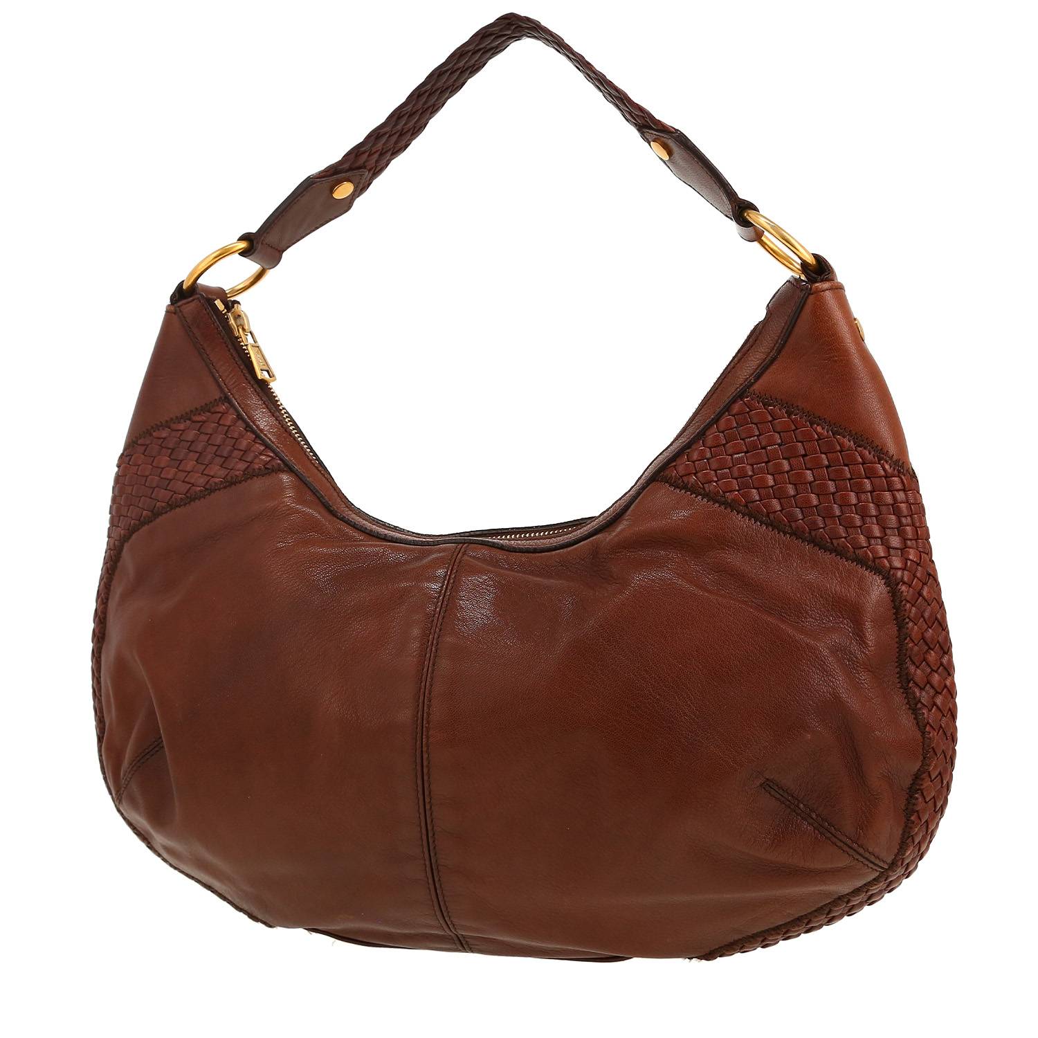 Saint Laurent Vintage handbag in brown leather