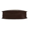 Louis Vuitton  Sac Plat shopping bag  in ebene damier canvas  and brown leather - Detail D1 thumbnail