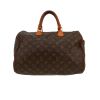 Louis Vuitton  Speedy 35 handbag  in brown monogram canvas  and natural leather - 360 thumbnail