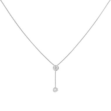 Van Cleef 
Arpels Pluie pendant in white gold and diamond