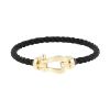 Fred Force 10 large model bracelet in yellow gold and nylon - 00pp thumbnail