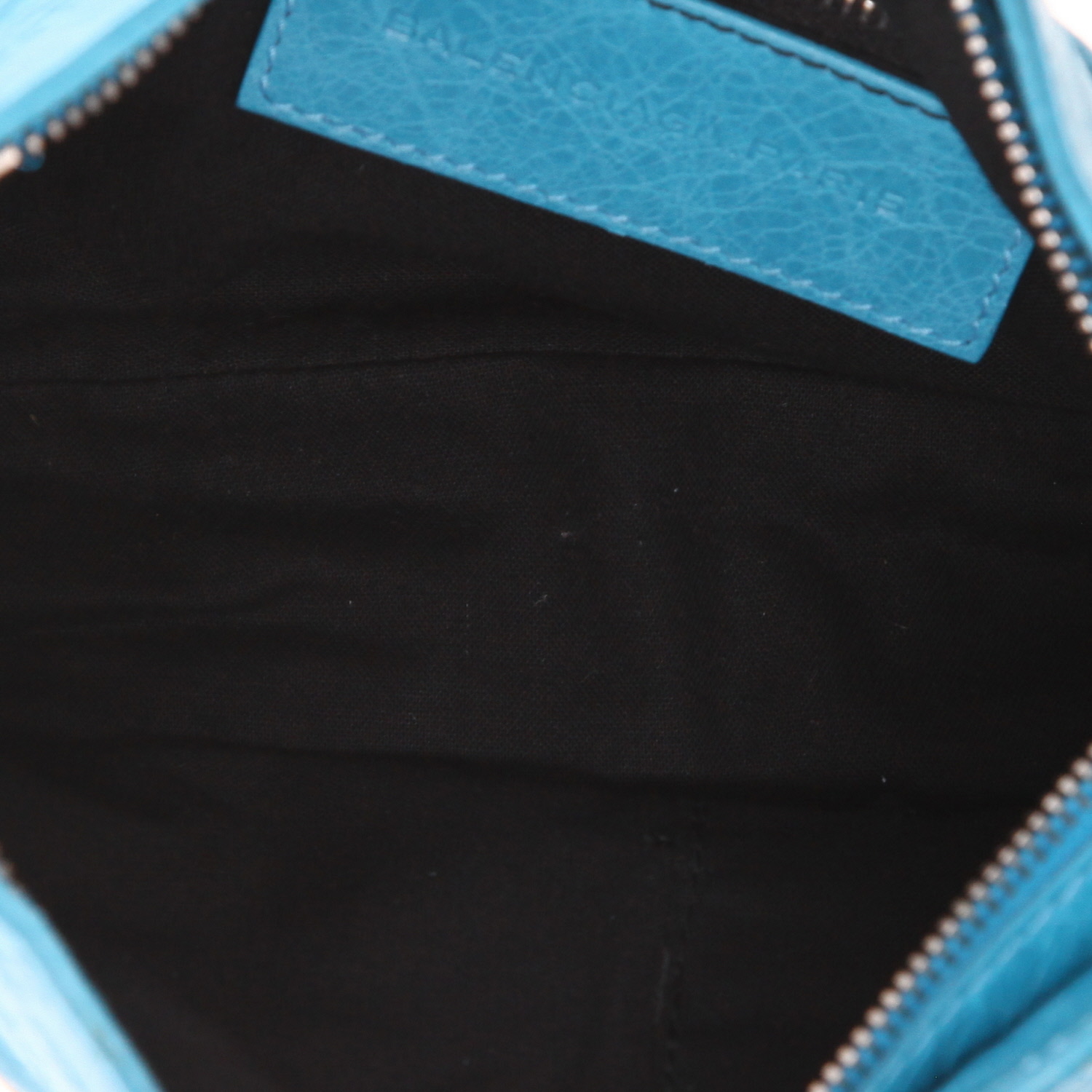 Sac à main Balenciaga  City en cuir bleu - Detail D3