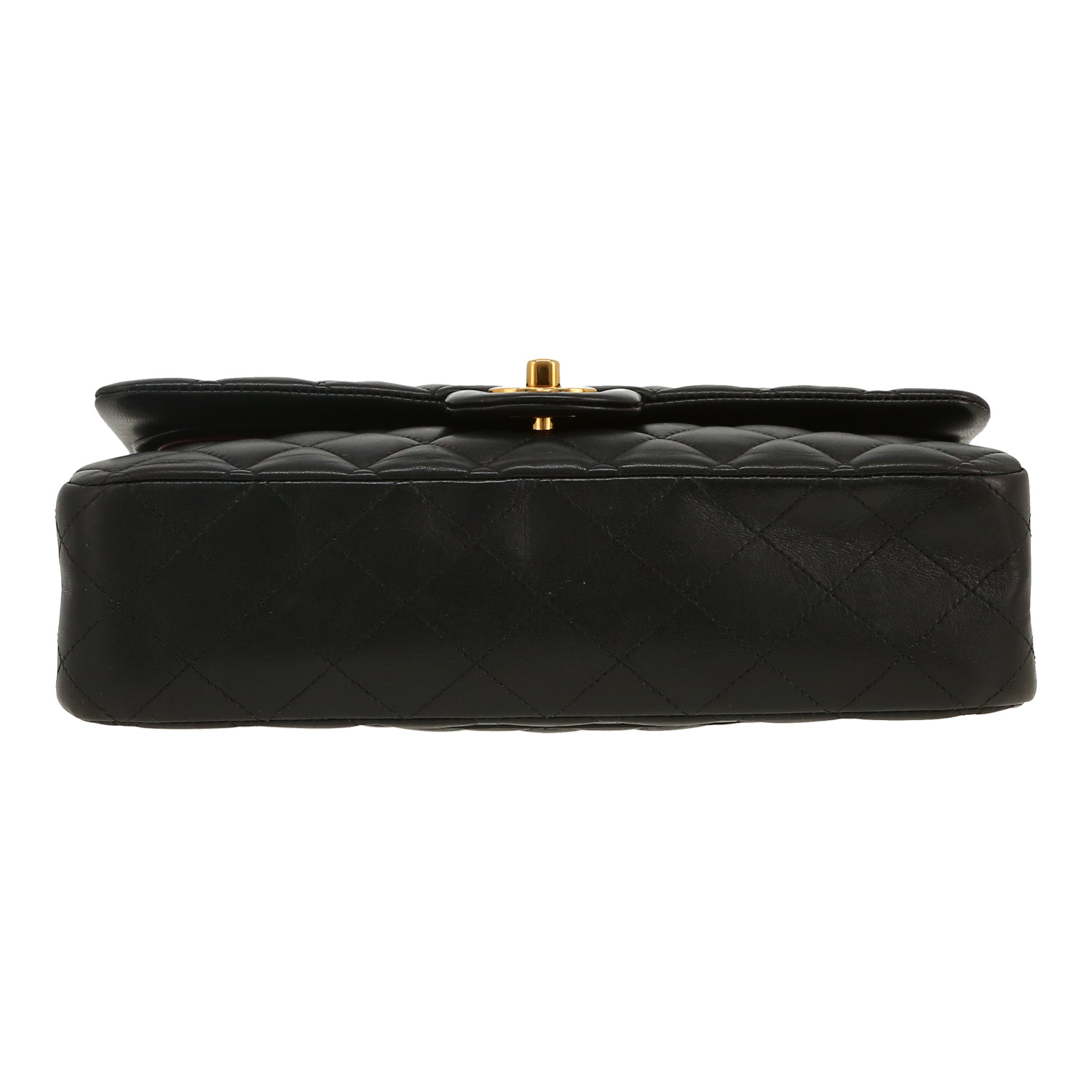 Sac à main Chanel  Timeless Classic en cuir matelassé noir - Detail D1