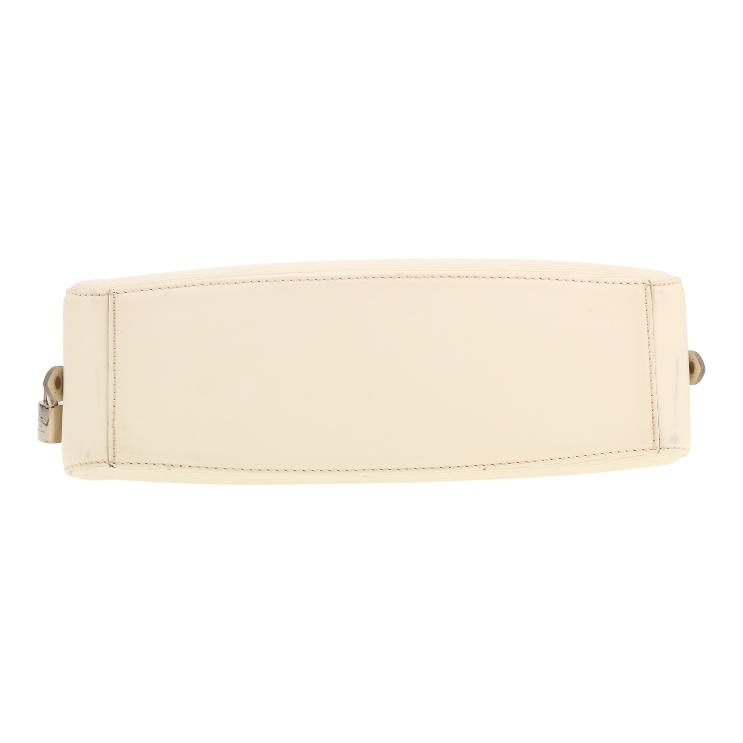 Borsa Louis Vuitton  Jasmin in pelle Epi bianca - Detail D1