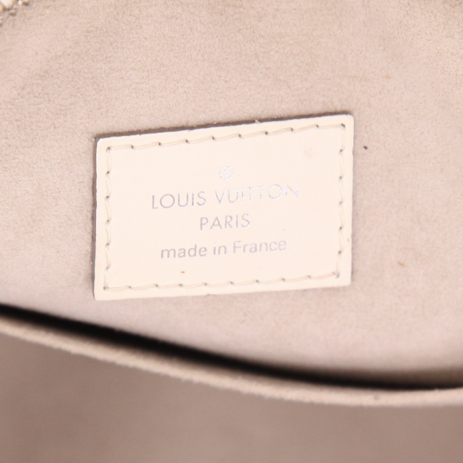 Louis Vuitton  Jasmin handbag  in white epi leather - Detail D2