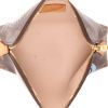 Louis Vuitton  Pochette cosmétique small model  pouch  in brown monogram canvas  and natural leather - Detail D3 thumbnail