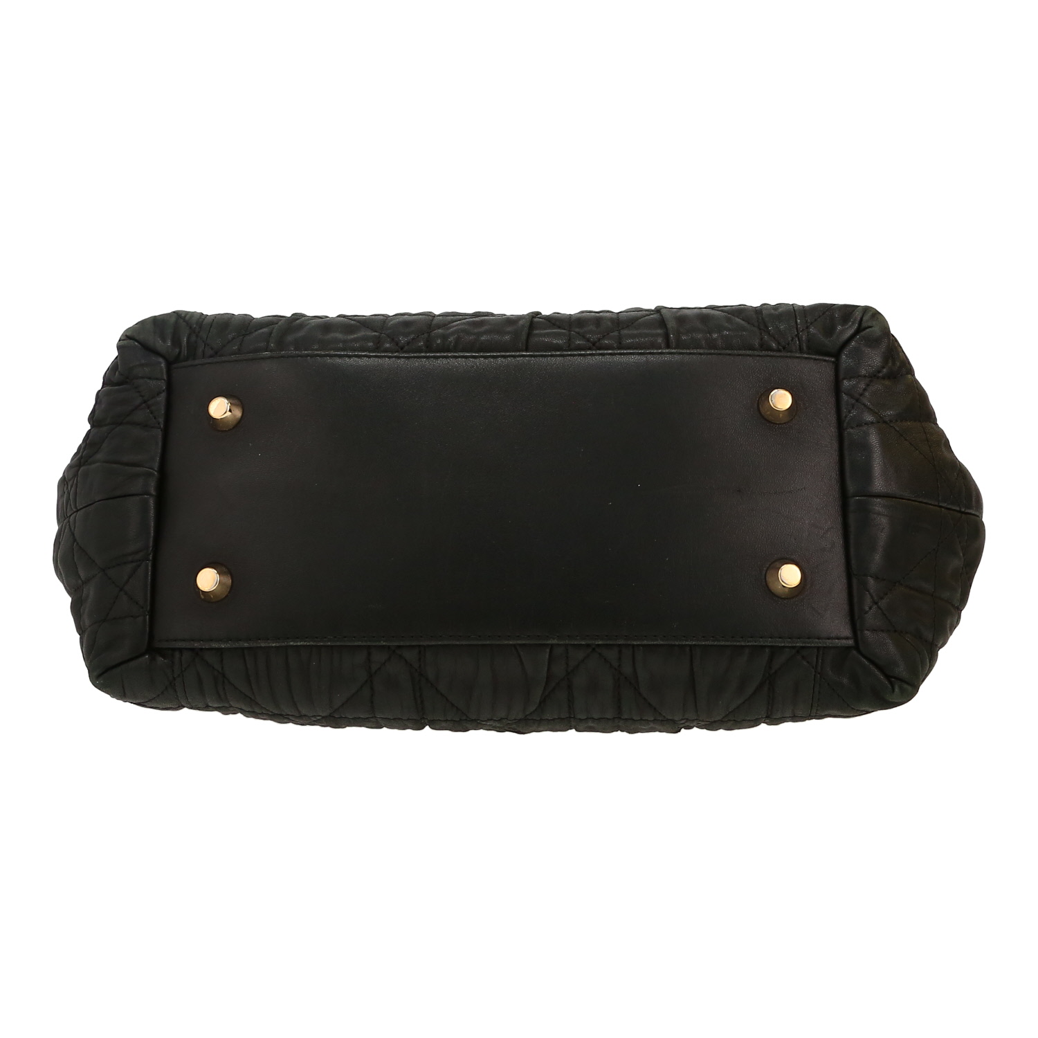 Sac à main Dior   en cuir noir - Detail D1