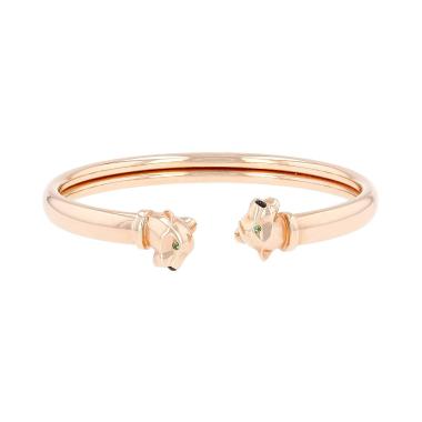 Brazalete Cartier Panthère de oro rosa, ónix y tsavoritas
