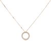 Pendentif Cartier Love pavé en or rose et diamants - Detail D4 thumbnail