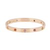 Bracciale Cartier Love Passion in oro rosa e pietre colorate - 00pp thumbnail