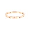 Cartier Love Passion bracelet in pink gold and colored stones - 360 thumbnail