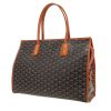 Goyard  Marquise shopping bag  in black Goyard canvas  and brown leather - 00pp thumbnail