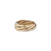 Cartier Trinity Semainier ring in 3 golds, size 43 - 00pp thumbnail