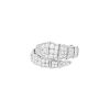 Sortija Bulgari Serpenti Viper de oro blanco y diamantes - 00pp thumbnail