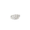 Sortija Bulgari Serpenti Viper de oro blanco y diamantes - 360 thumbnail