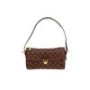 Sac à main Louis Vuitton  Ravello en toile damier ébène et cuir marron - 360 thumbnail