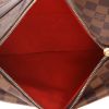 Sac à main Louis Vuitton  Ravello en toile damier ébène et cuir marron - Detail D3 thumbnail