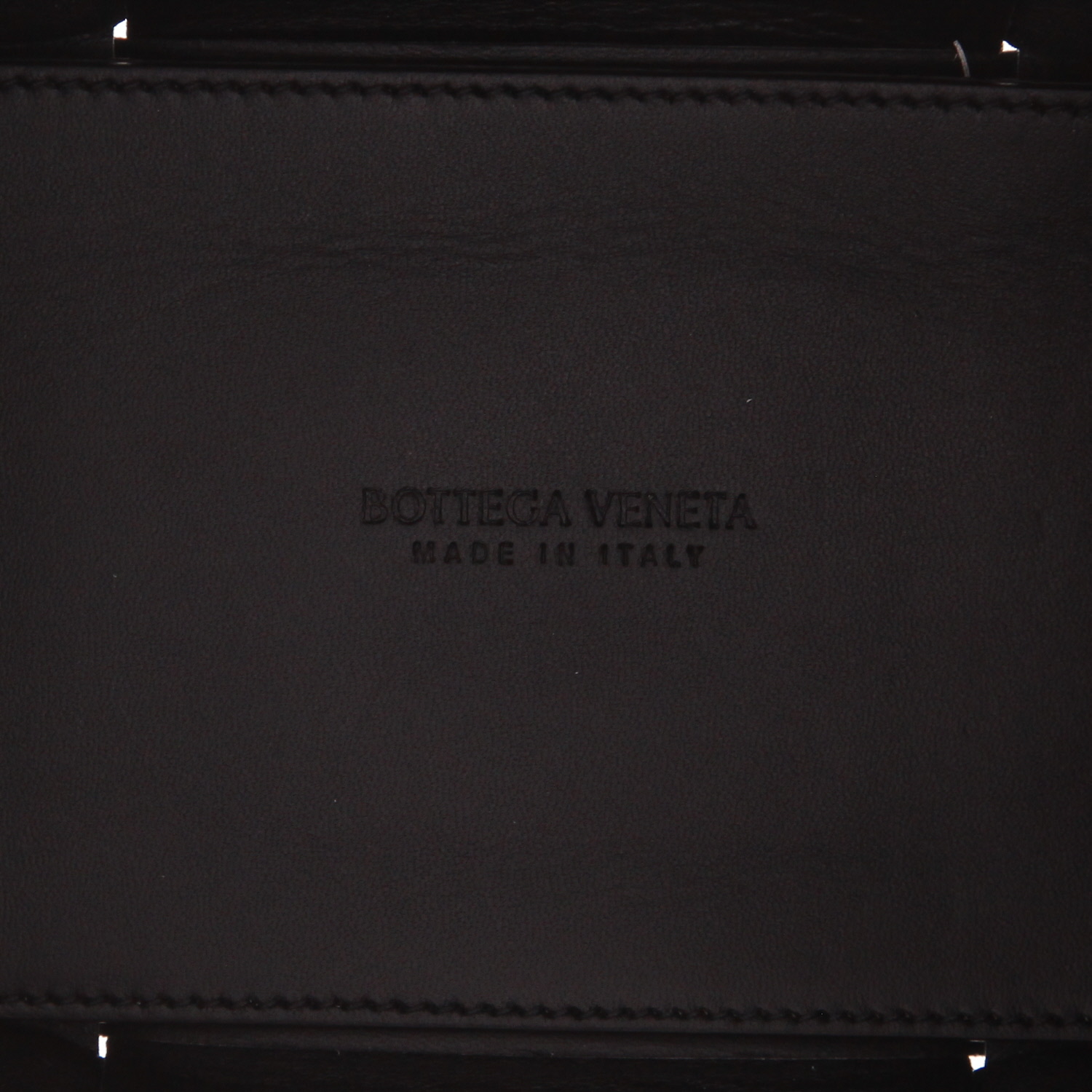Bottega Veneta  Arco small model  shopping bag  in white intrecciato leather - Detail D2