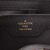 Louis Vuitton  Capucines medium model  handbag  in black grained leather - Detail D2 thumbnail