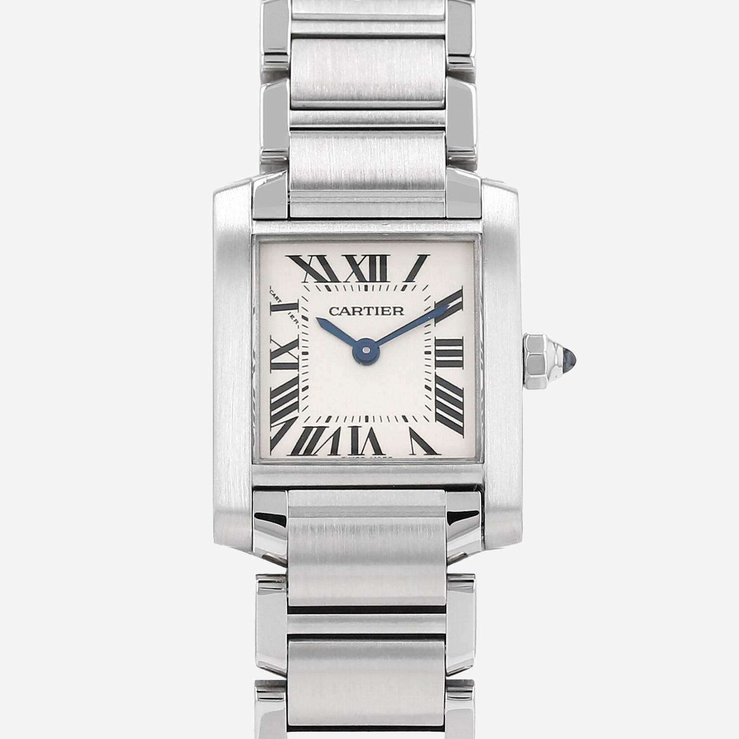 Cartier Tank Française  in stainless steel Ref: Cartier - 2384  Circa 2000 Cartier Tank Française  in stainless steel Ref: Cartier - 2384  Circa 2000