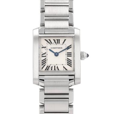 Montre Cartier Tank Française en acier Ref: Cartier - 2384  Vers 2000