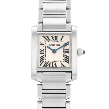 Orologio Cartier Tank Française in acciaio Ref: Cartier - 2384  Circa 2010