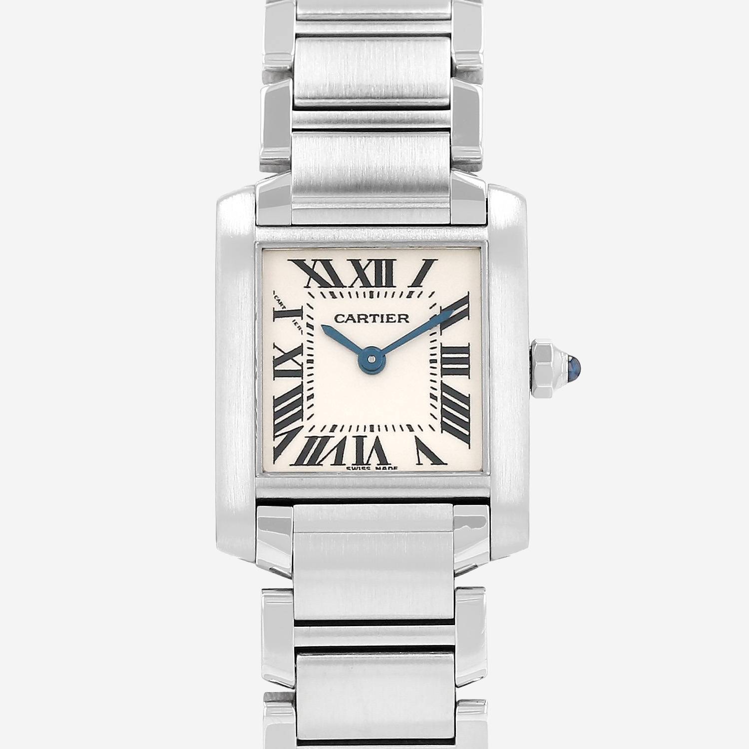 Orologio Cartier Tank Française in acciaio Ref: Cartier - 2384  Circa 2000