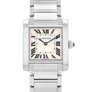 Cartier Tank Française  in stainless steel Ref: Cartier - 3751  Circa 2010