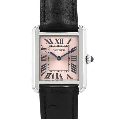 Montre Cartier Tank Solo en acier Ref: Cartier - 3170  Vers 2010