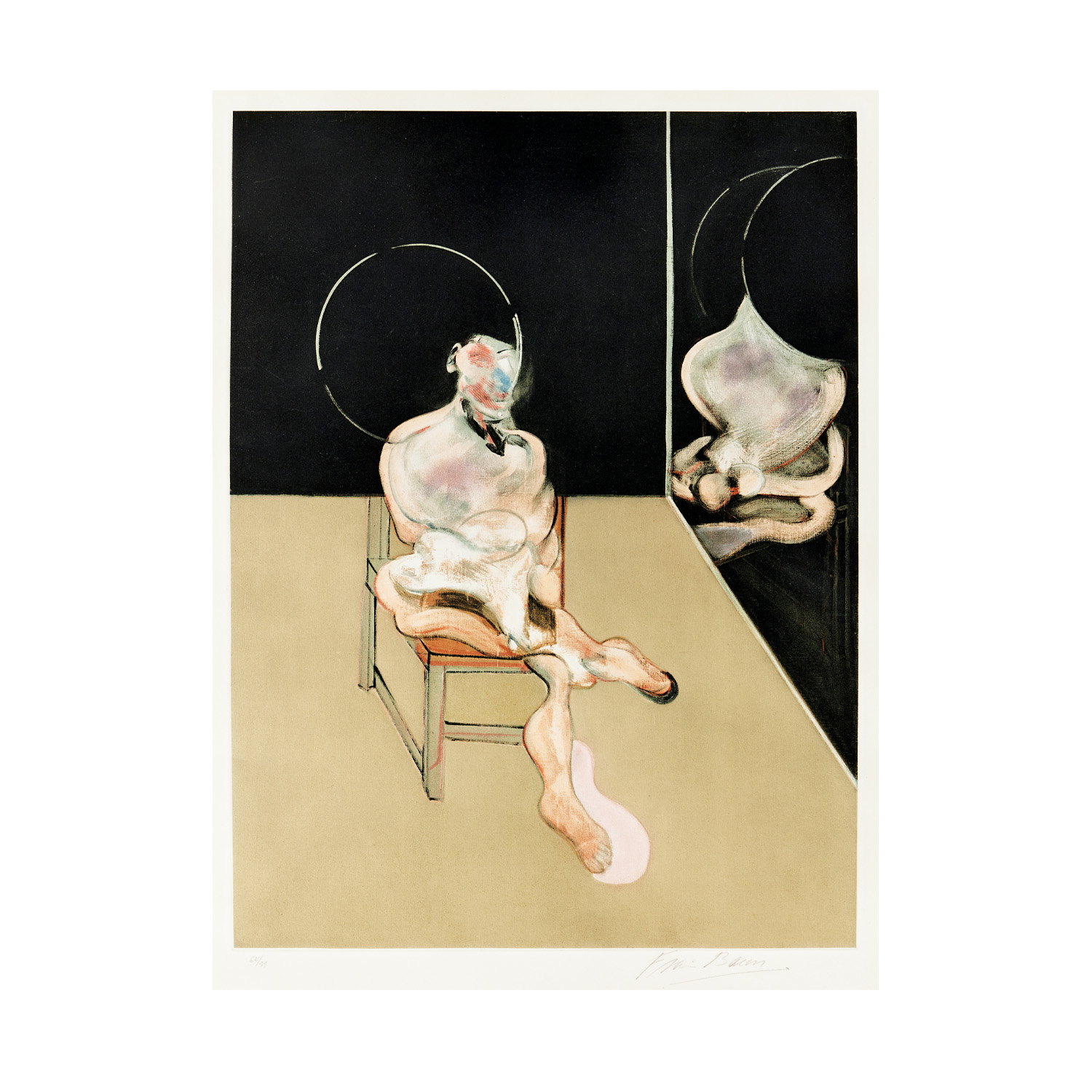 Francis Bacon (1909-1992), Seated Figure - 1983 - Detail D1