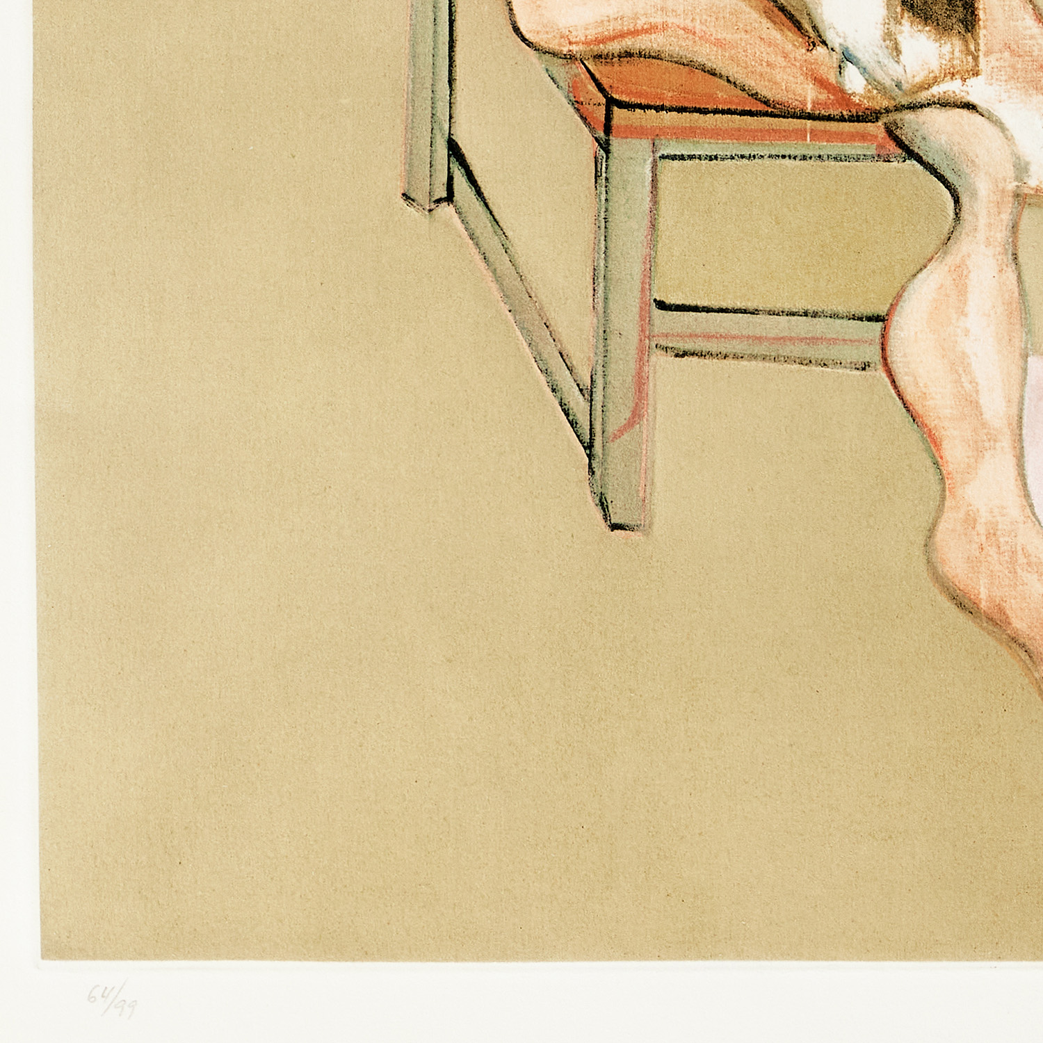 Francis Bacon (1909-1992), Seated Figure - 1983 - Detail D3