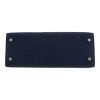 Hermès  Kelly 25 cm handbag  in blue ostrich leather - Detail D1 thumbnail