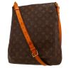 Sac bandoulière Louis Vuitton  Musette en toile monogram marron et cuir naturel - 00pp thumbnail