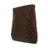 Sac bandoulière Louis Vuitton  Musette en toile monogram marron et cuir naturel - Detail D6 thumbnail