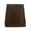 Sac bandoulière Louis Vuitton  Musette en toile monogram marron et cuir naturel - Detail D7 thumbnail