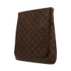 Sac bandoulière Louis Vuitton  Musette en toile monogram marron et cuir naturel - Detail D9 thumbnail