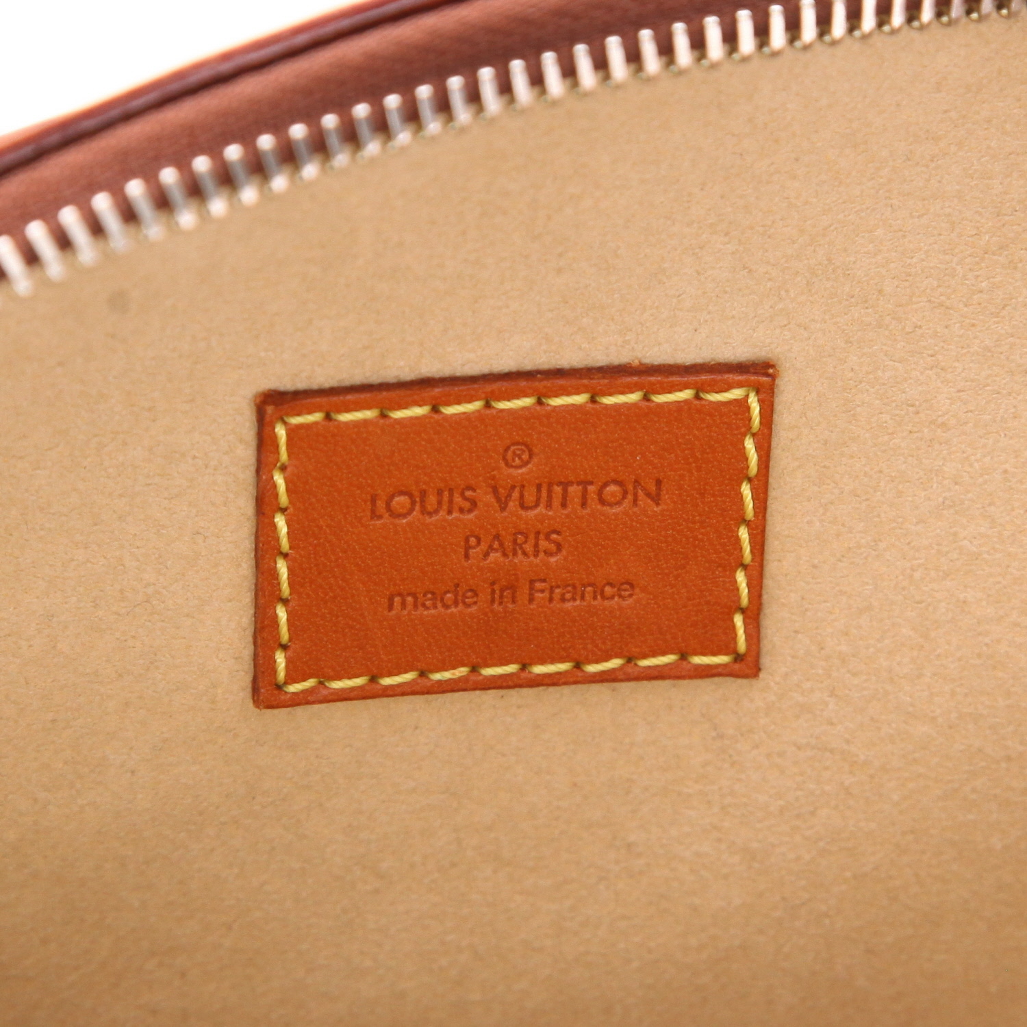 Sac à main Louis Vuitton  Lockit en cuir suhali marron - Detail D2