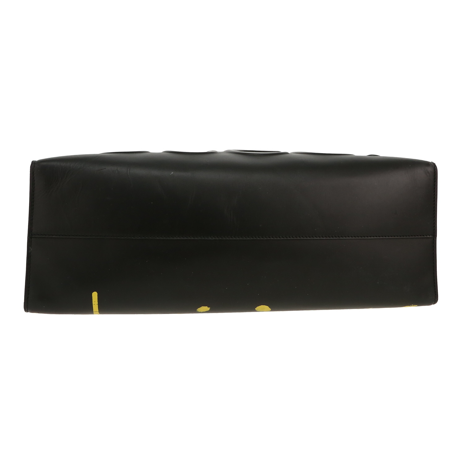 Bolso Cabás Gucci  Ghost en cuero negro y amarillo - Detail D1