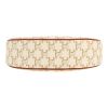 Borsa Celine  Ava in tela "Triomphe" bianca e pelle marrone - Detail D1 thumbnail